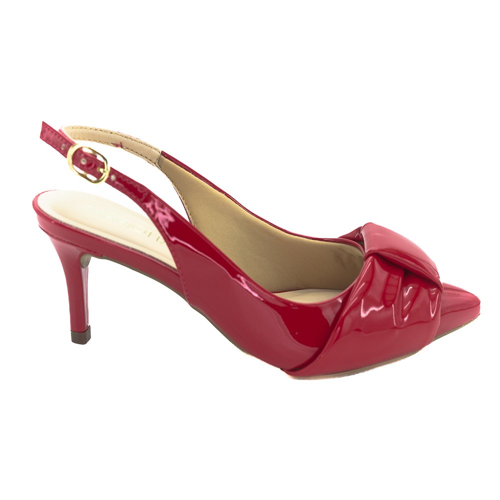 Scarpin Feminino Mariotta Slingback 13553.24 - Vermelho