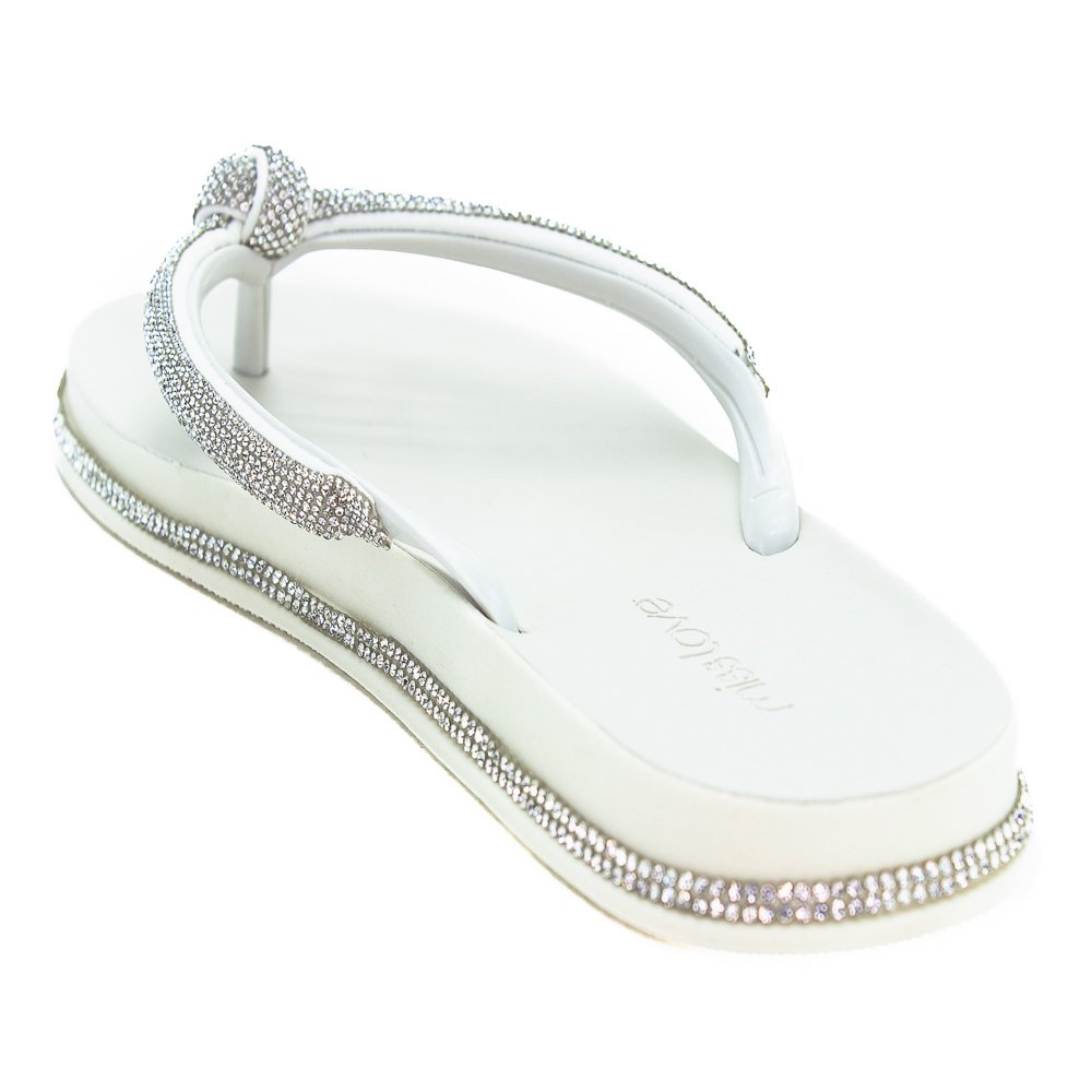 Papete Feminino Miss Love Pr-159 - Off White Branco 3