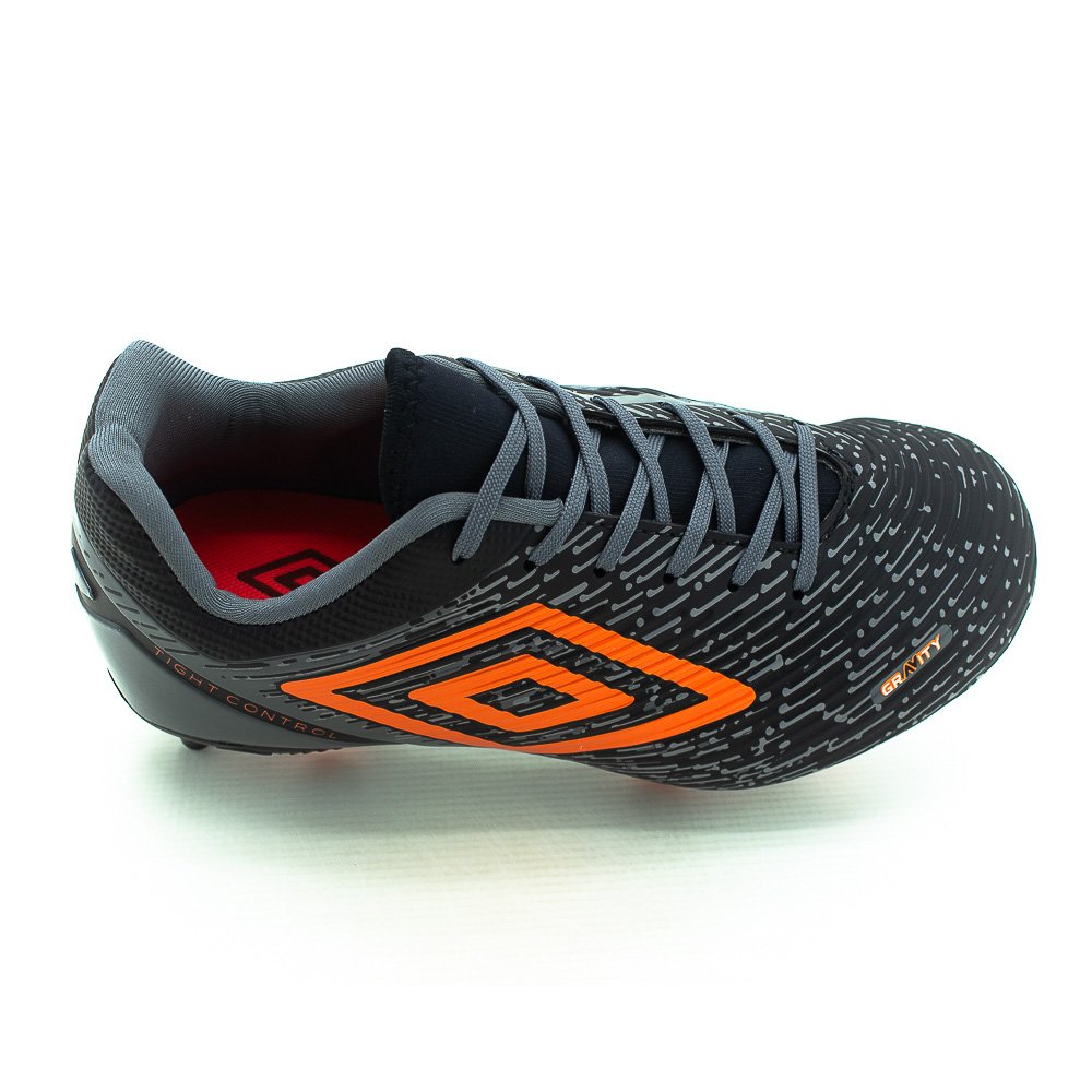 Chuteira Campo Masculina Umbro Gravity - Preto Preto 5