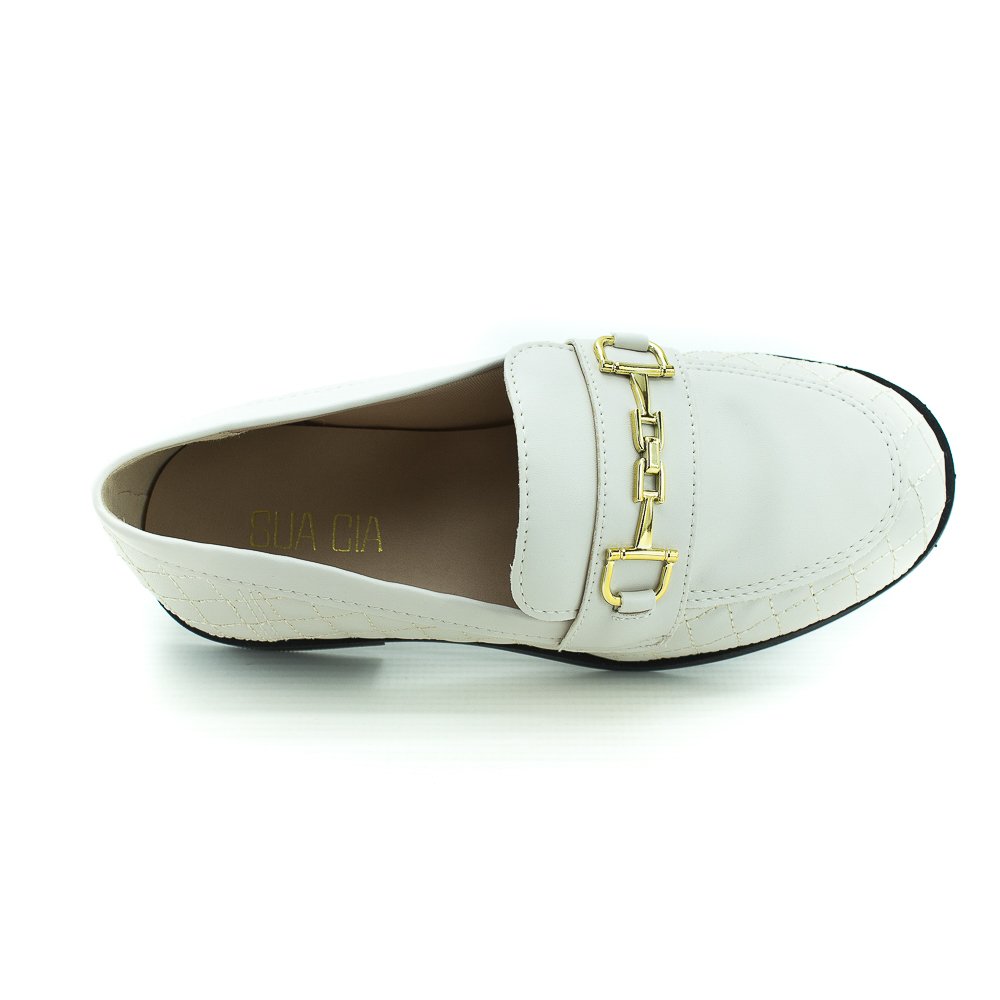 Mocassim Feminino Sua Cia 8347.15361 - Branco Branco 5