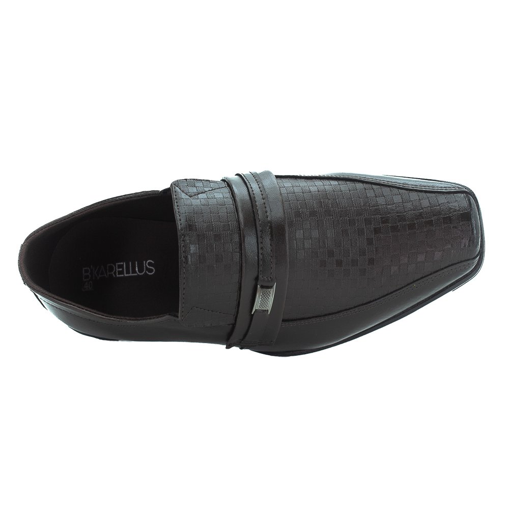 Sapato Social Masculino B´Karellus B7031/C2 - Marrom Marrom 5