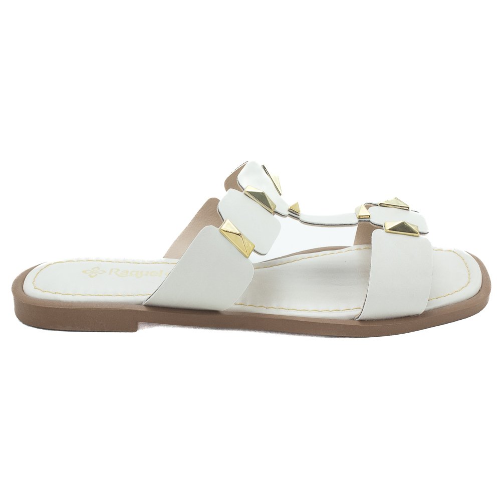 Rasteira Feminina Raquel Dias 951930 - Off White