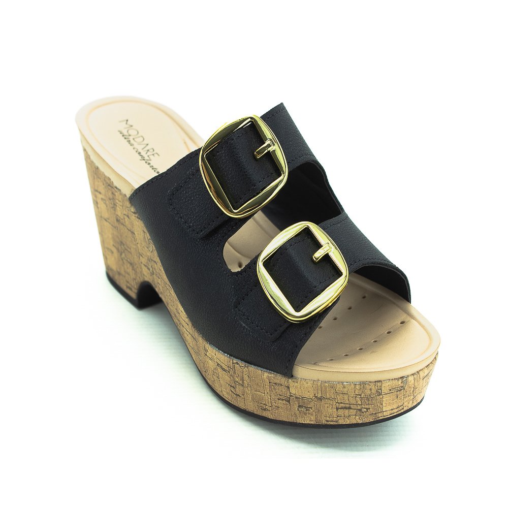 Tamanco Feminino Modare 7137.141 - Preto Preto 2