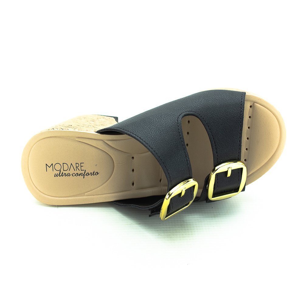 Tamanco Feminino Modare 7137.141 - Preto Preto 5