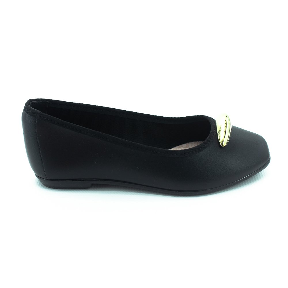 Sapatilha Feminina Moleca 5729.131 - Preto