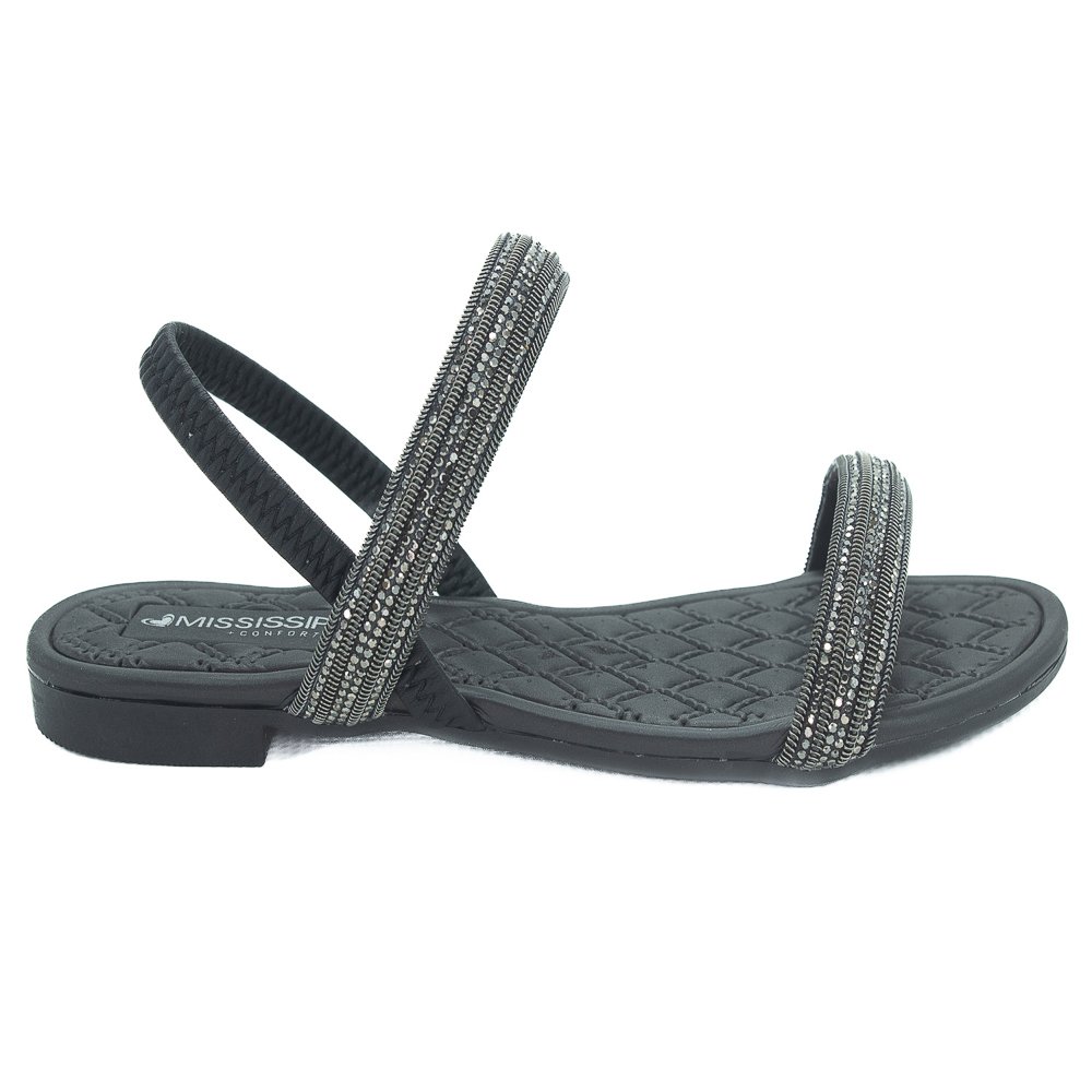 Sandália Feminina Mississipi Mb284 - Preto