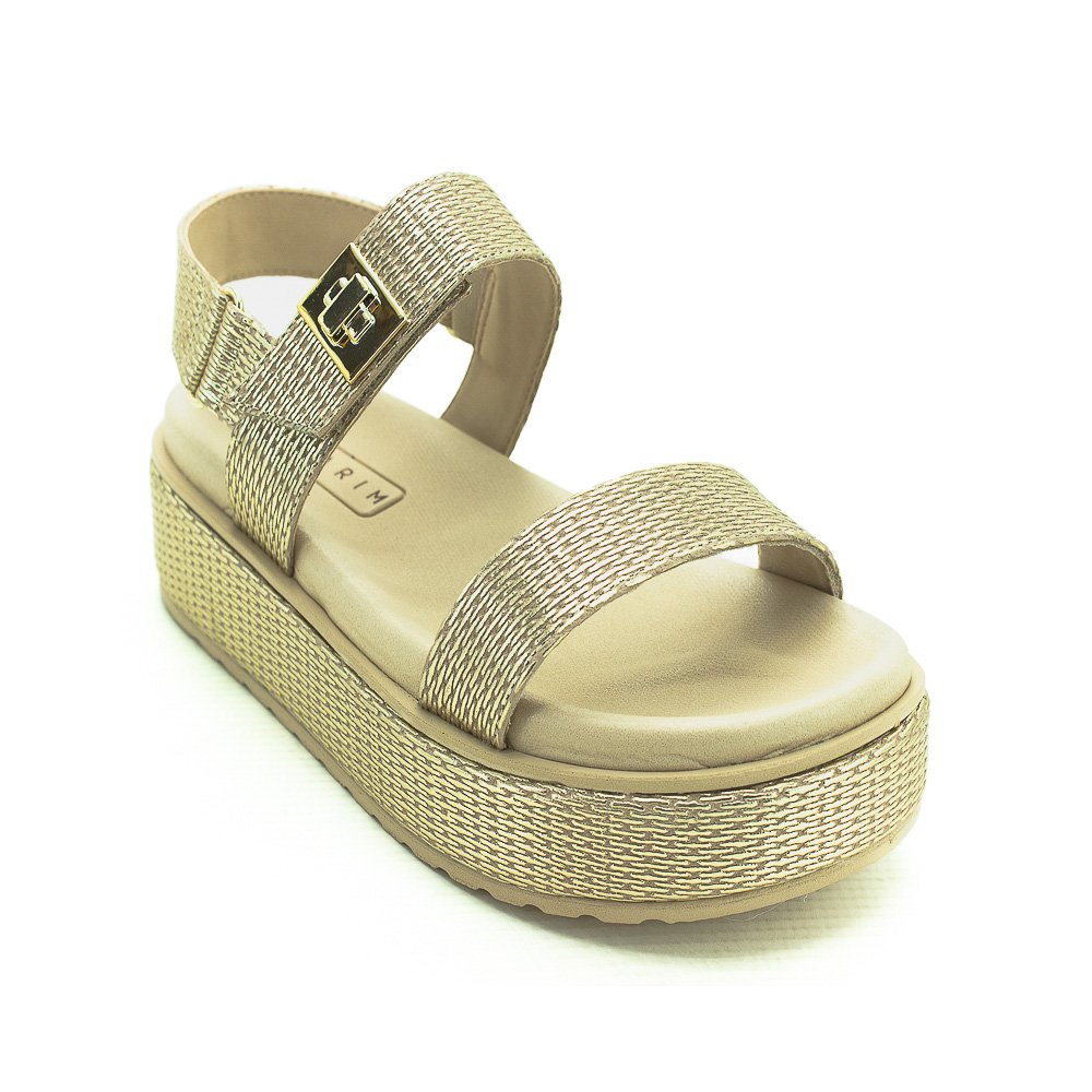 Sandália Feminina Ramarim 24-43206 - Dourado Dourado 2