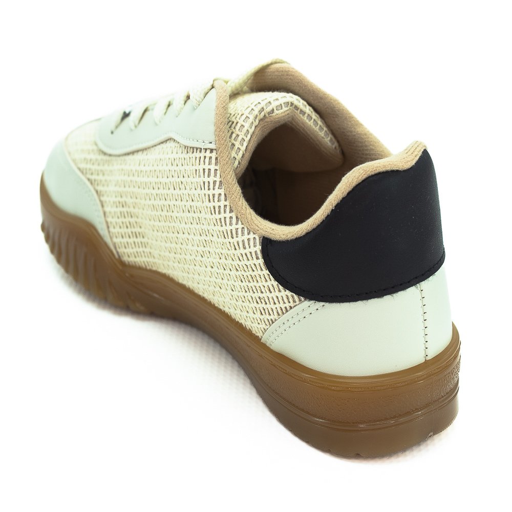 Tênis Feminino Moleca 5817.104 - Off White Branco 3