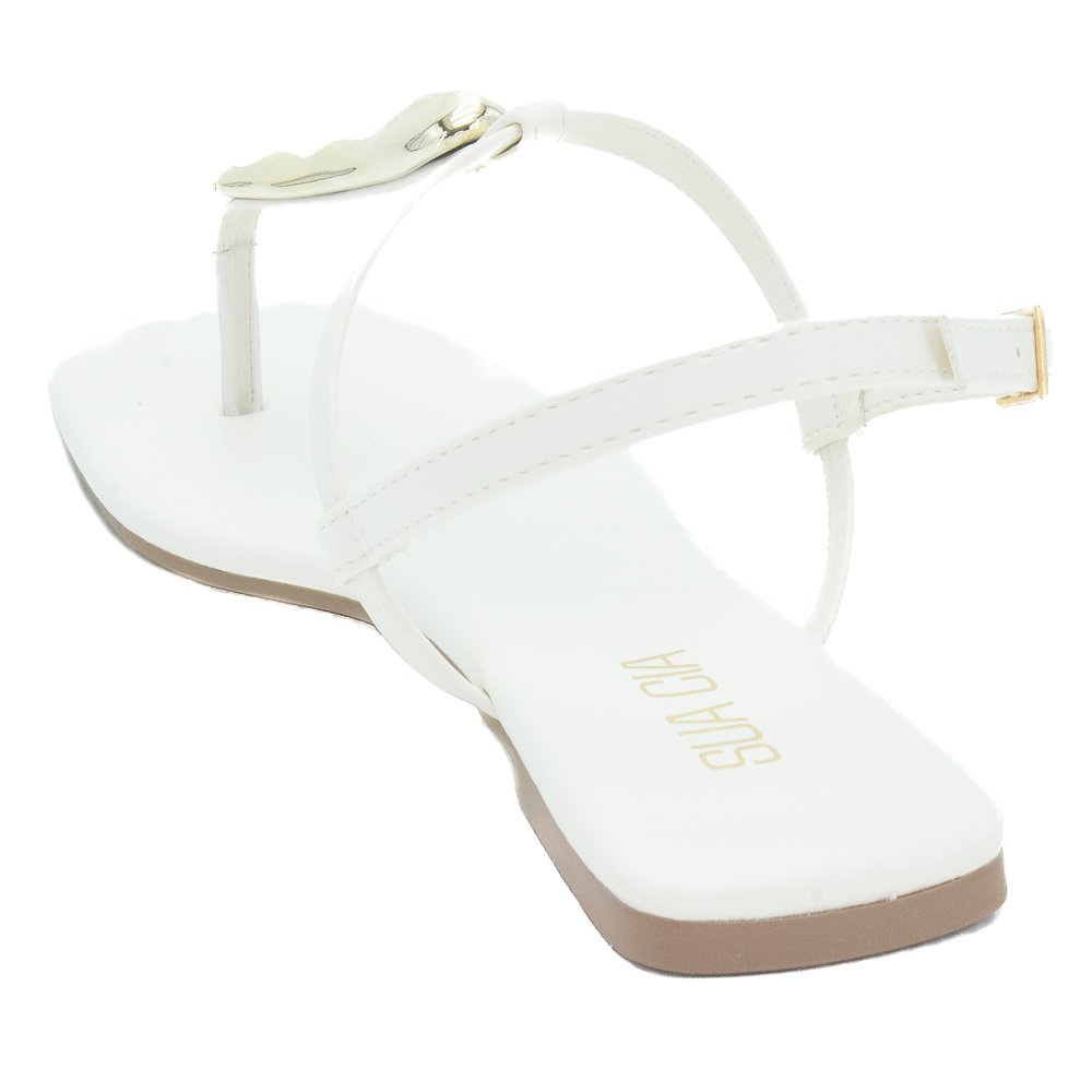 Sandália Feminina Sua Cia 8230.16060 - Off White Branco 3