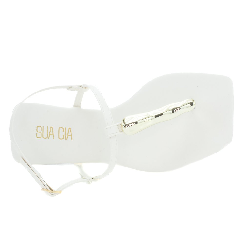 Sandália Feminina Sua Cia 8230.16060 - Off White Branco 5