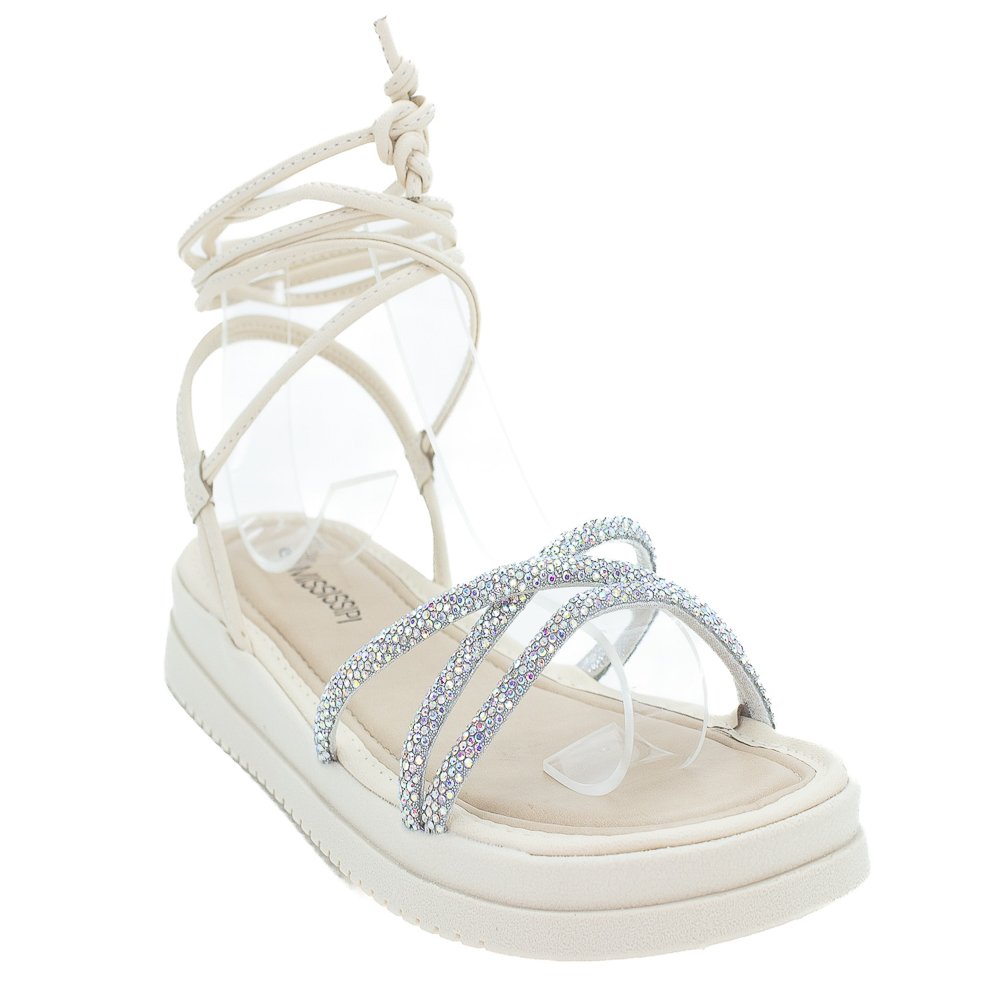 Sandália Feminina Mississipi Mi717 - Off White Branco 2