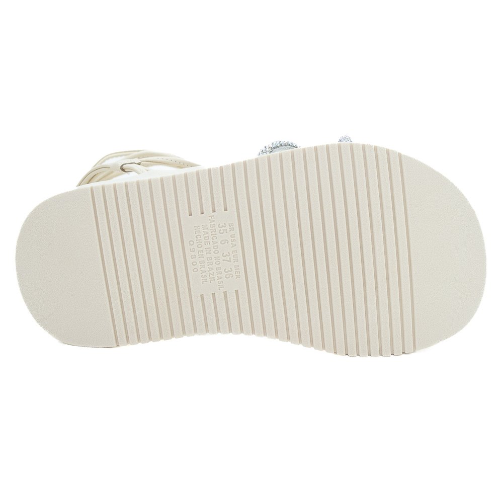 Sandália Feminina Mississipi Mi717 - Off White Branco 4