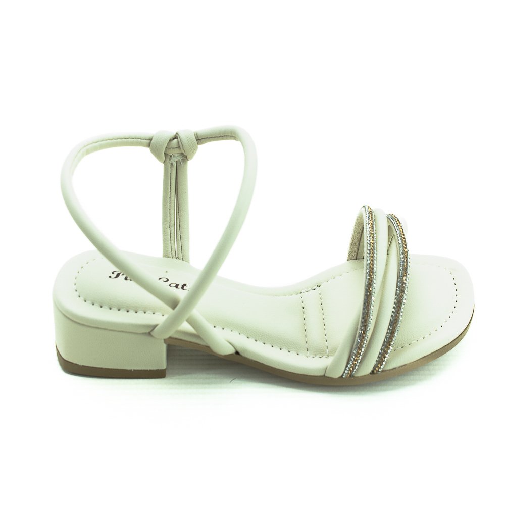 Sandália Infantil Menina Pink Cats V4931 - Off White