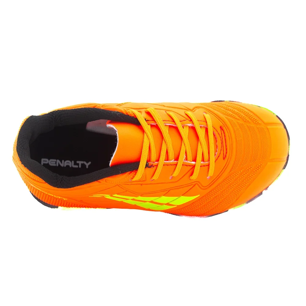 Chuteira Futsal Infantil Menino Penalty Matis Xxi - Laranja Laranja 5