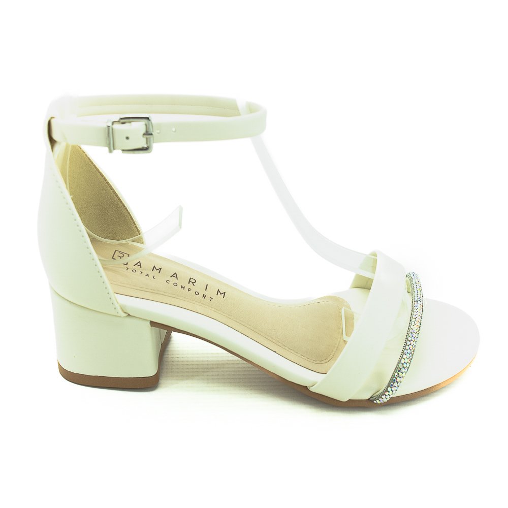 Sandália Feminina Ramarim 24-5208 - Off White