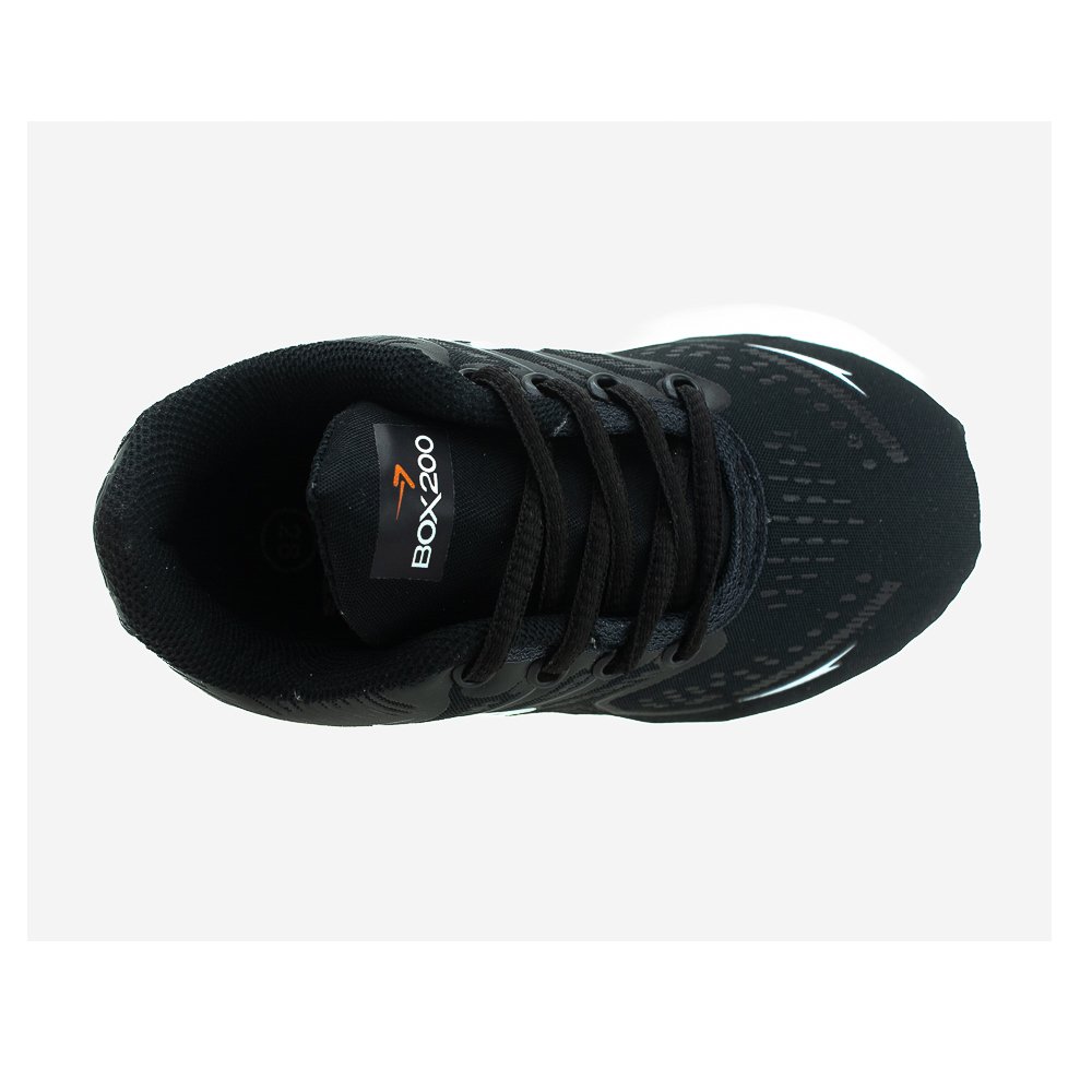 Tênis Infantil Menino Box 200 Bk1915 - Preto Preto 5