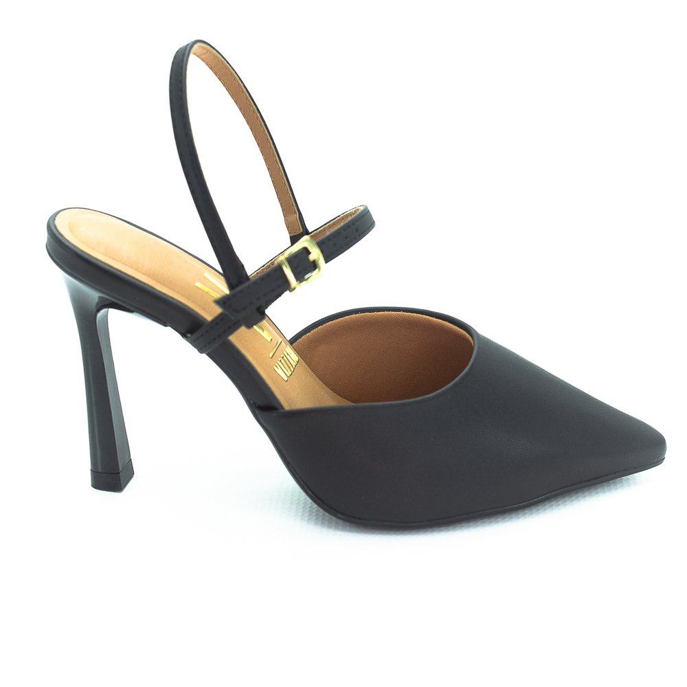 Scarpin Feminino Vizzano Slingback 1447.101 - Preto