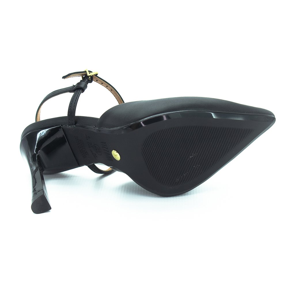 Scarpin Feminino Vizzano Slingback 1447.101 - Preto Preto 3