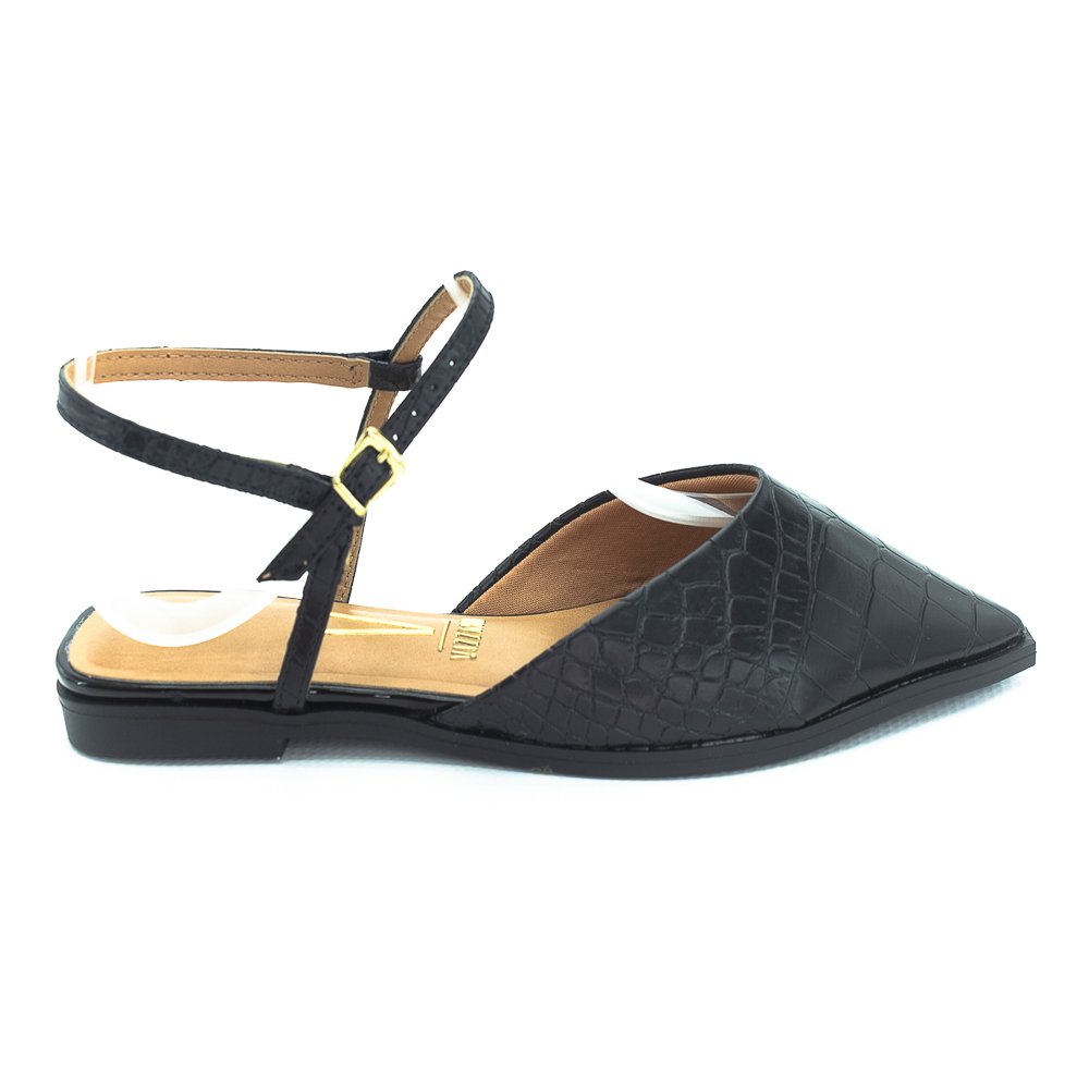 Sapatilha Feminina Vizzano Slingback 1449.100 - Preto