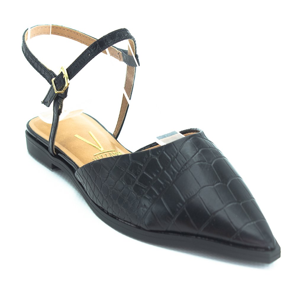 Sapatilha Feminina Vizzano Slingback 1449.100 - Preto Preto 2
