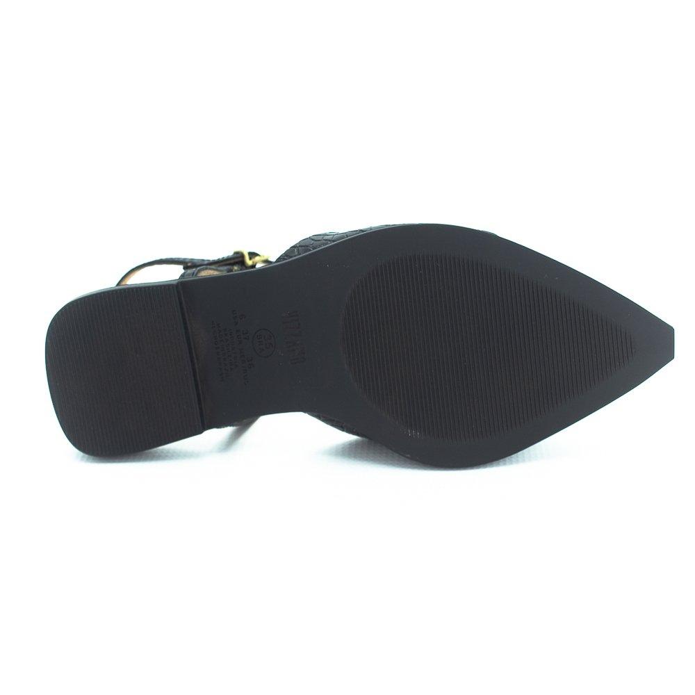 Sapatilha Feminina Vizzano Slingback 1449.100 - Preto Preto 4