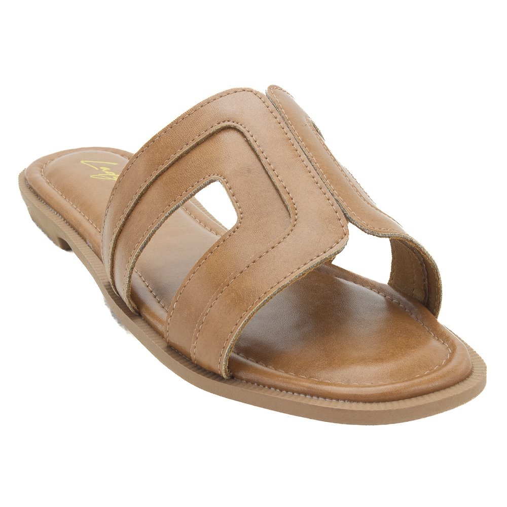 Rasteira Feminina Lady K PE1518 - Marrom Marrom 2