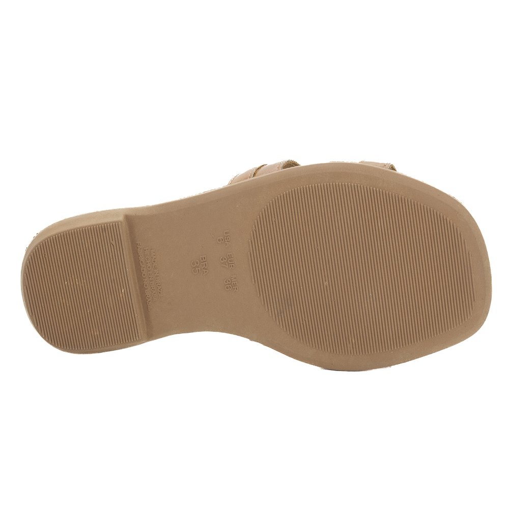 Rasteira Feminina Lady K PE1518 - Marrom Marrom 4