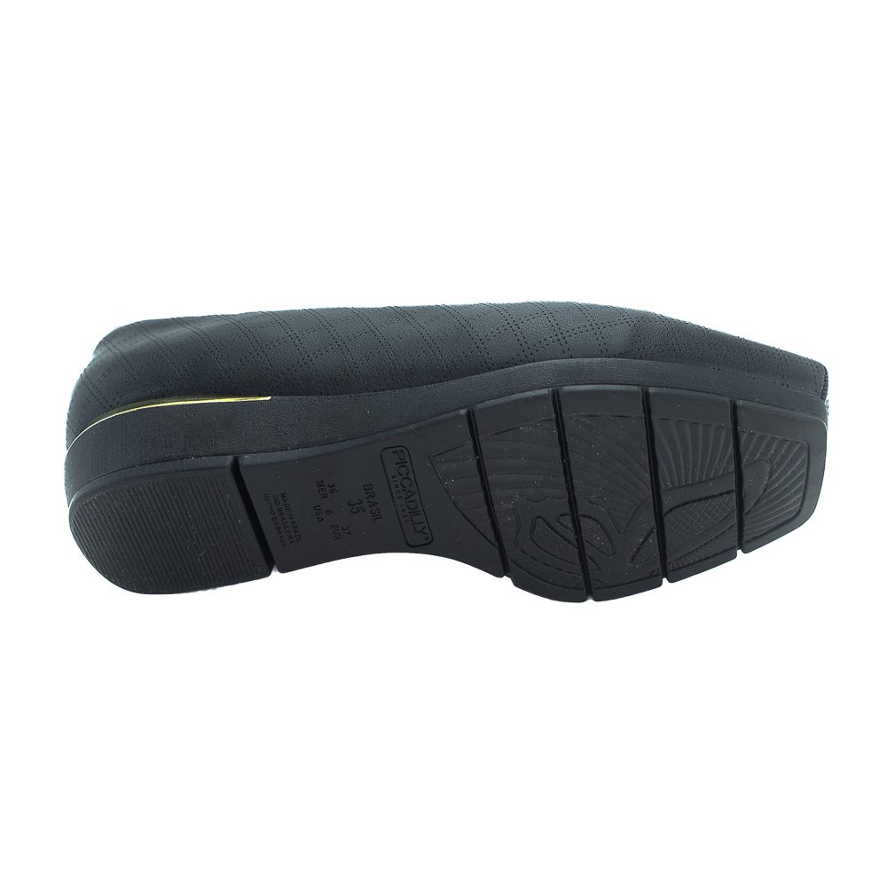 Sapato Feminino Picadilly 147191-46 - Preto Preto 4