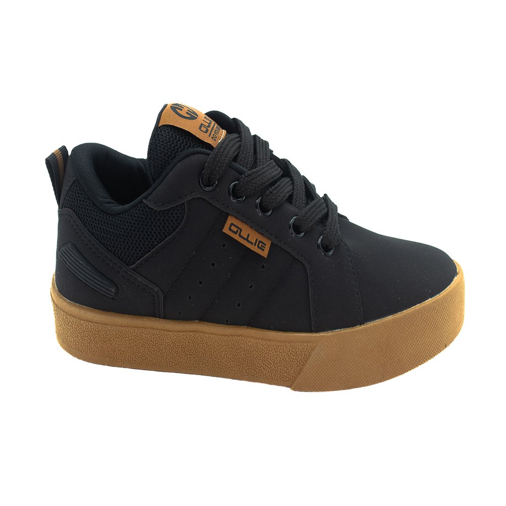 Tênis Infantil Menino Ollie Cyclone - Preto