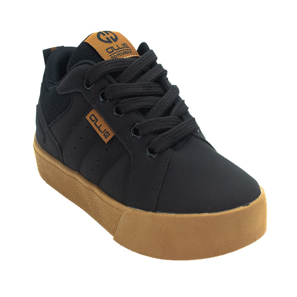 Tênis Infantil Menino Ollie Cyclone - Preto Preto 2