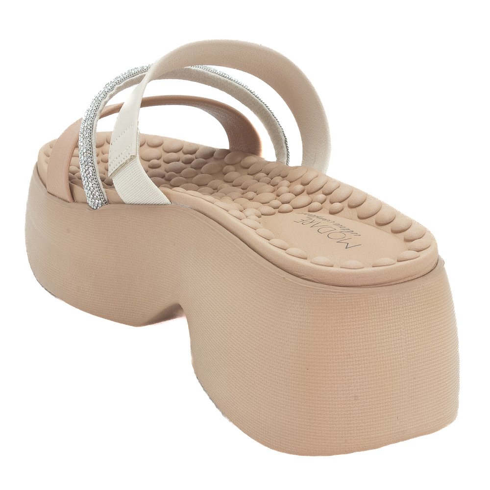 Tamanco Feminino Modare 7210.205 - Creme Bege 3