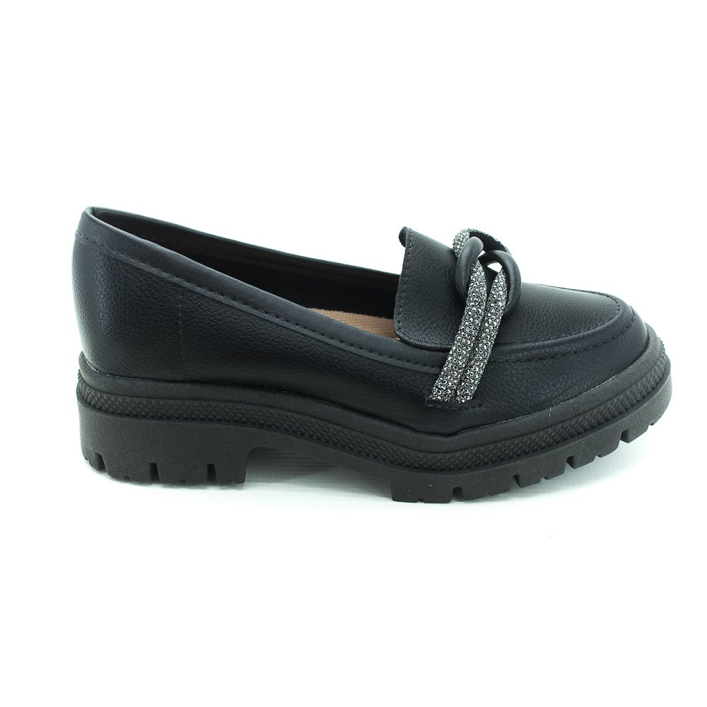 Mocassim Feminino Moleca 5775.107 - Preto