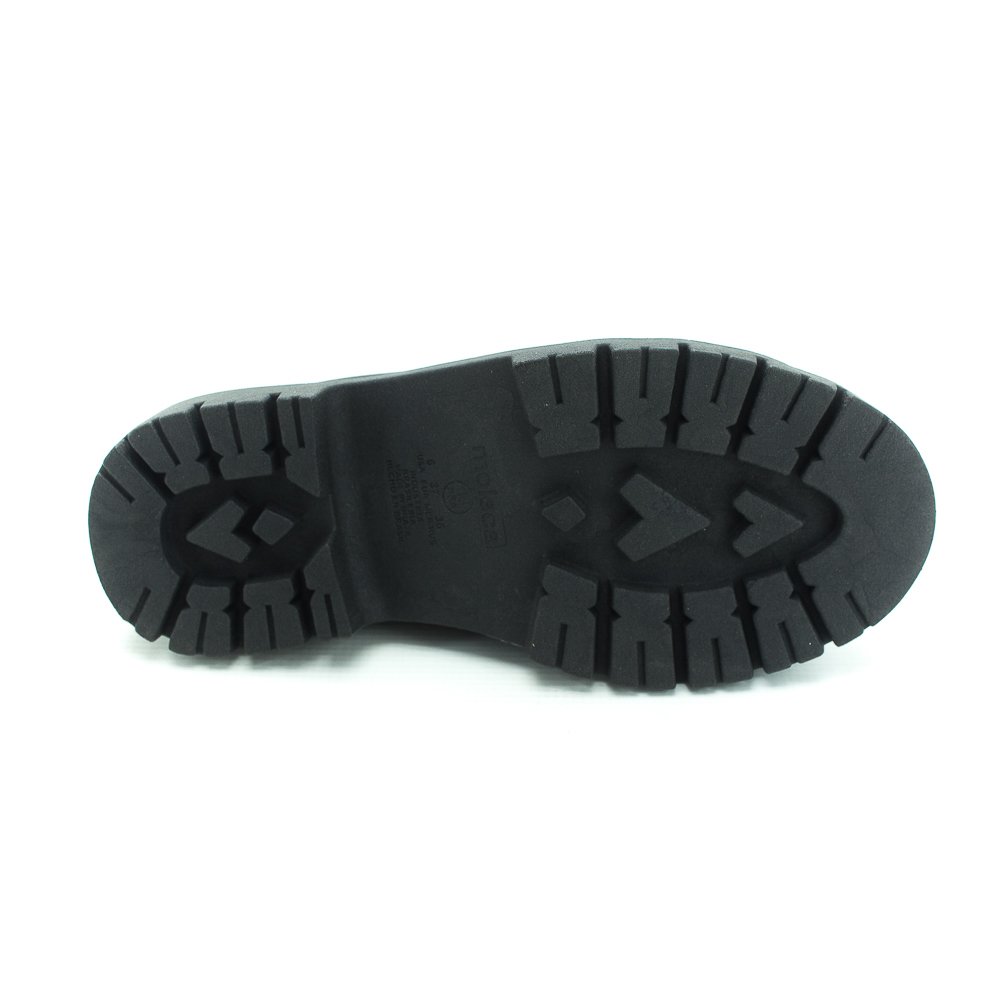 Mocassim Feminino Moleca 5775.107 - Preto Preto 5