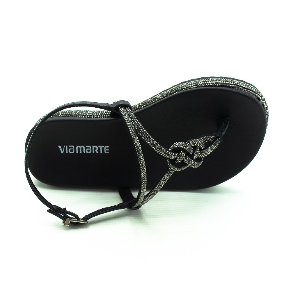 Sandália Feminina Via Marte 101-005-02 - Preto Preto 5