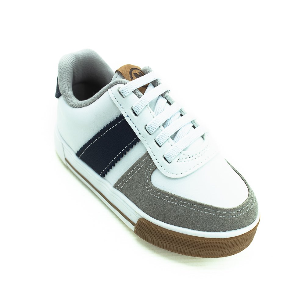 Tênis Infantil Menino Molekinho 2842.219 - Branco Branco 2