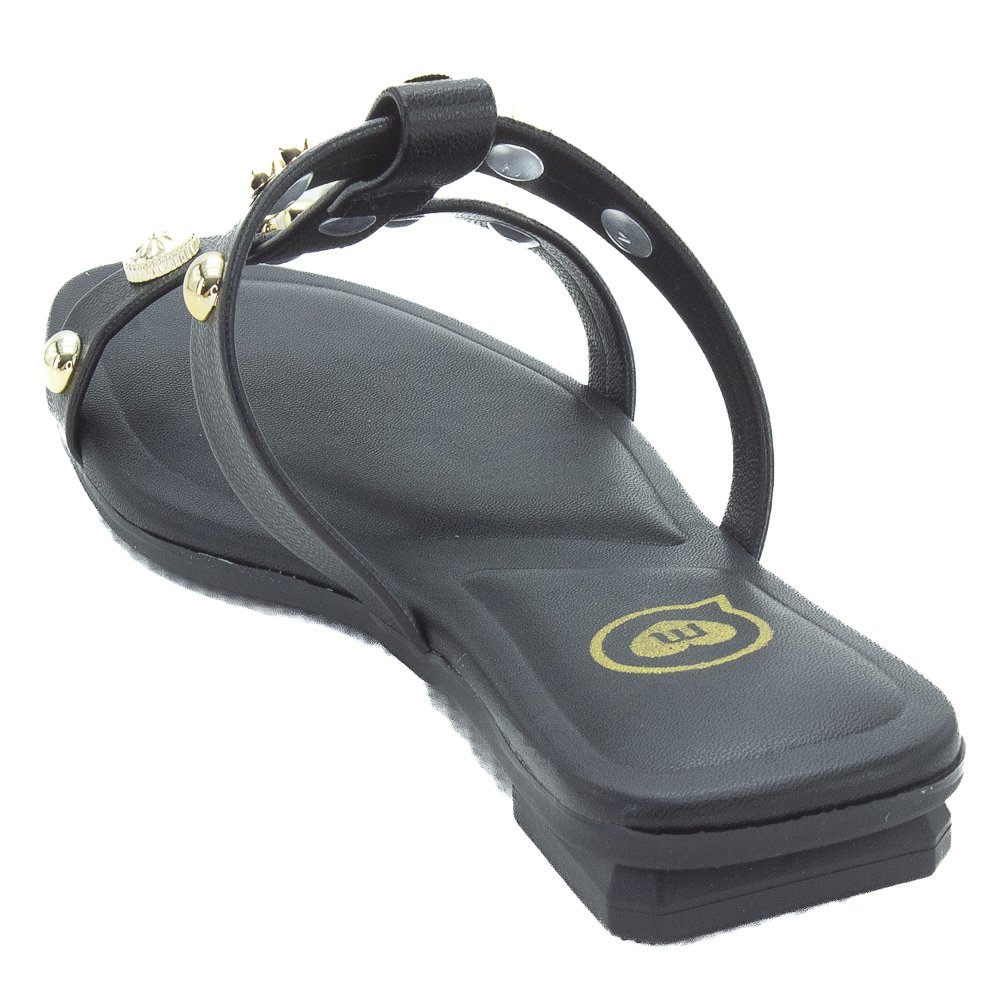 Rasteira Infantil Menina Molekinha 2354.121 - Preto Preto 3