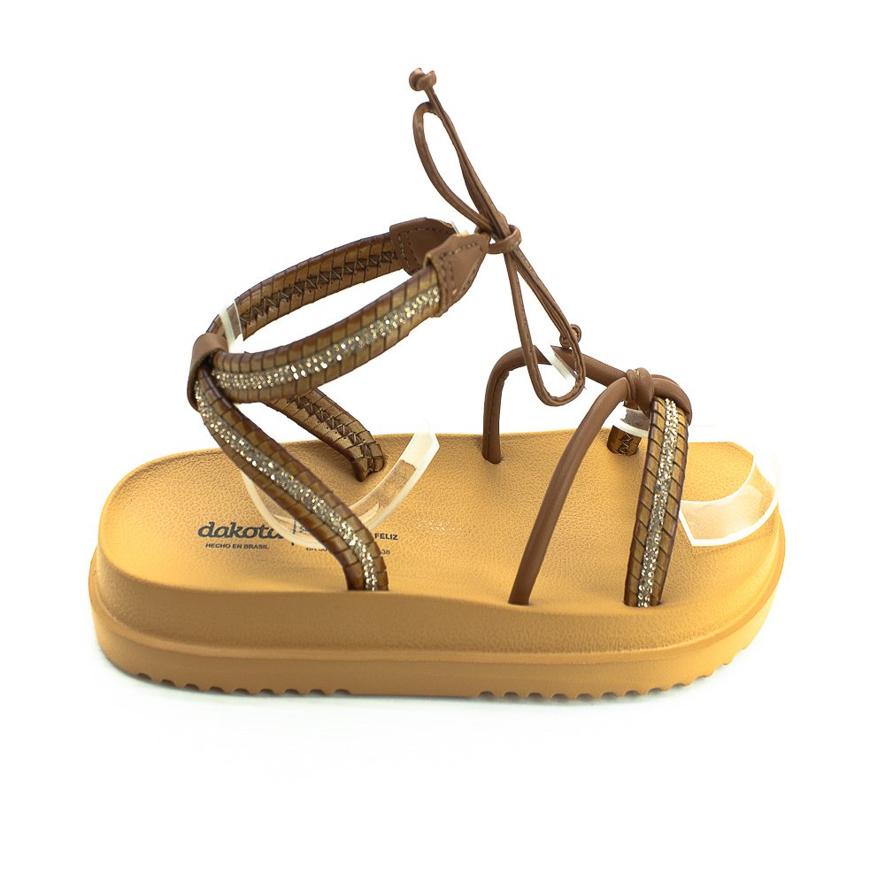 Sandália Feminina Dakota Y7833 - Marrom