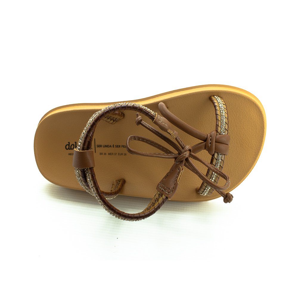 Sandália Feminina Dakota Y7833 - Marrom Marrom 5