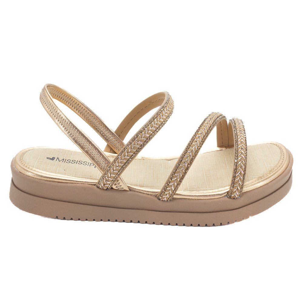 Sandália Feminina Mississipi ME353 - Nude