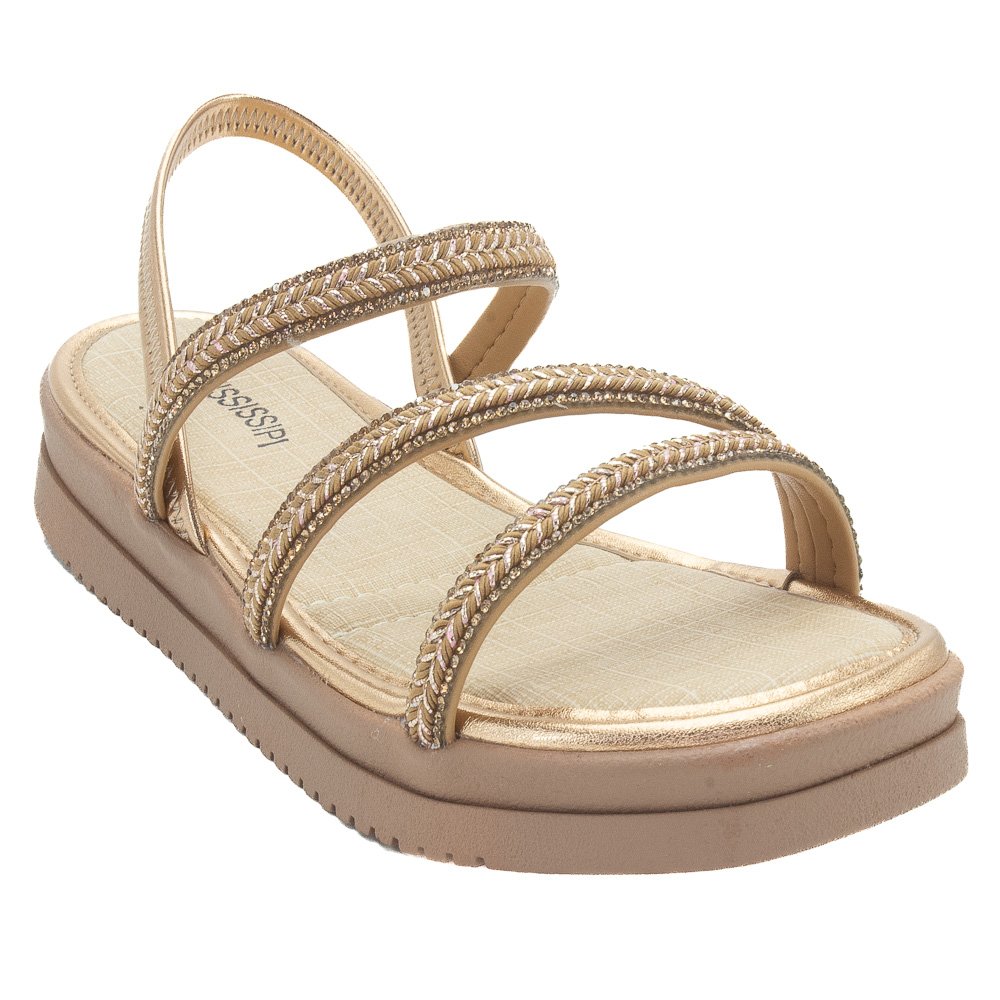 Sandália Feminina Mississipi ME353 - Nude Bege 2