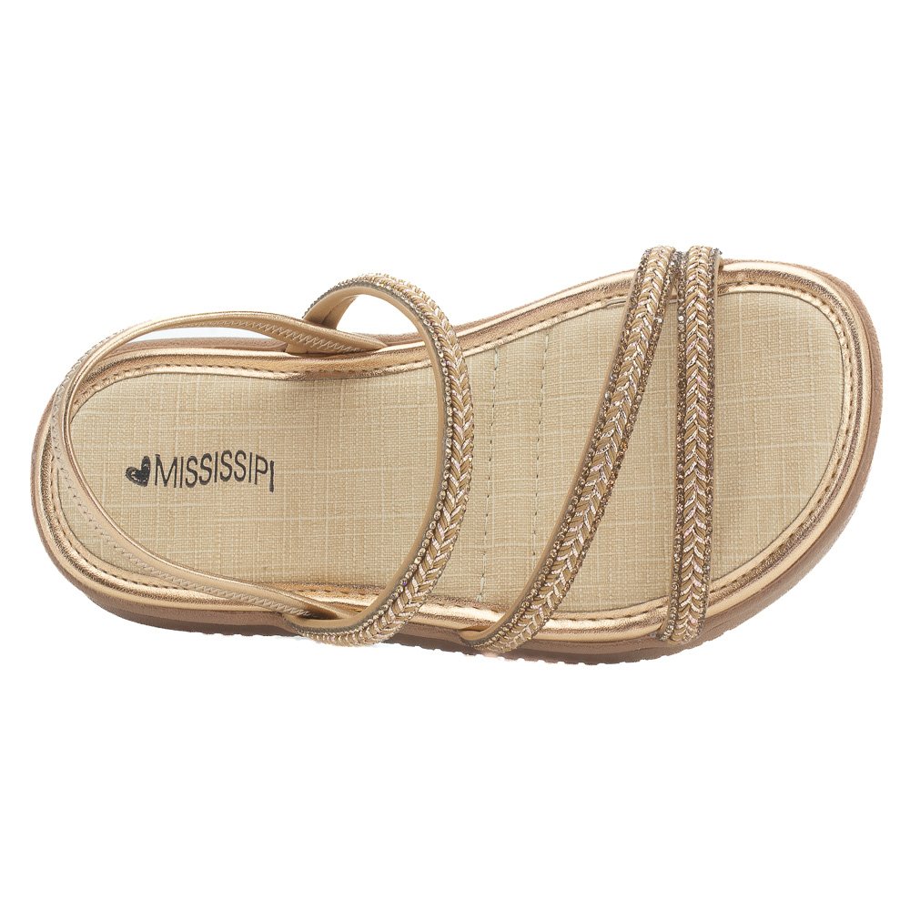 Sandália Feminina Mississipi ME353 - Nude Bege 5