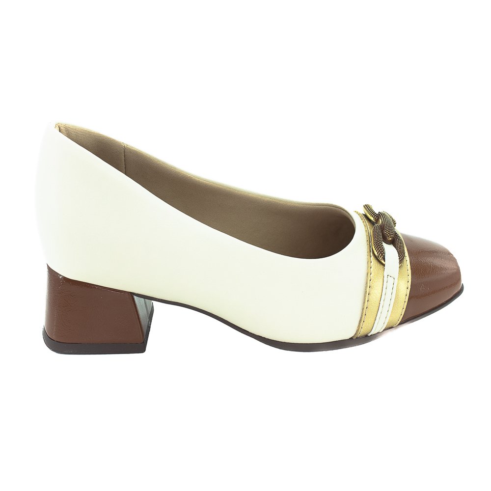 Sapato Feminino Picadilly 160099-1 - Off White