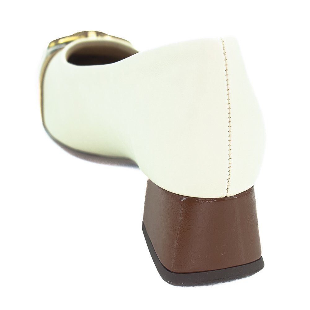 Sapato Feminino Picadilly 160099-1 - Off White Branco 3