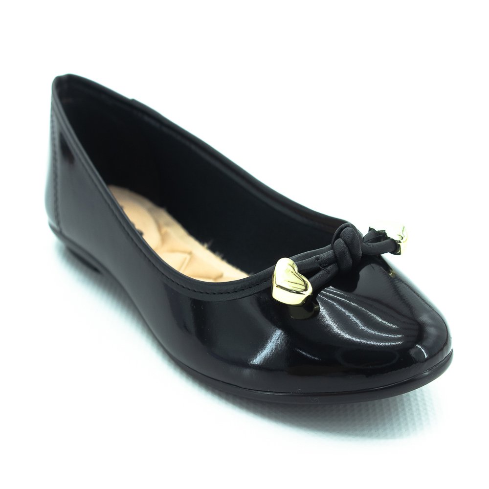 Sapatilha Feminina Moleca 5027.1476 - Preto Preto 2
