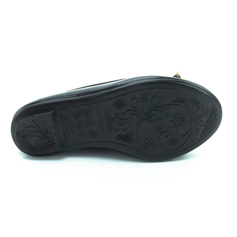 Sapatilha Feminina Moleca 5027.1476 - Preto Preto 4