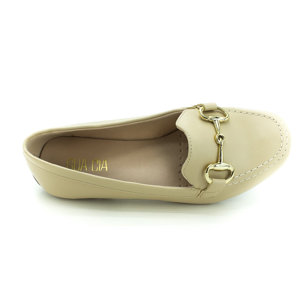 Mocassim Feminino Sua Cia 8263.14634 - Bege Bege 5
