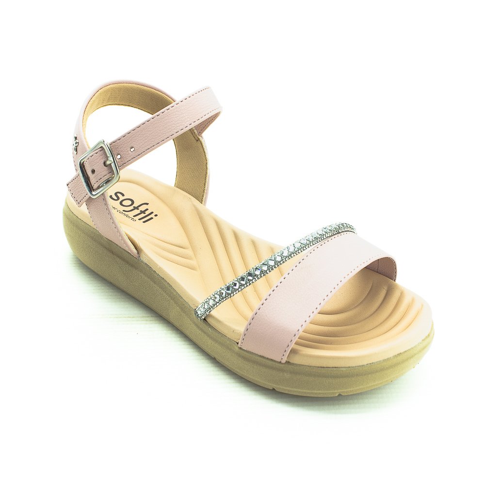 Sandália Feminina Softli 10005.10023 - Rosa Rosa 3