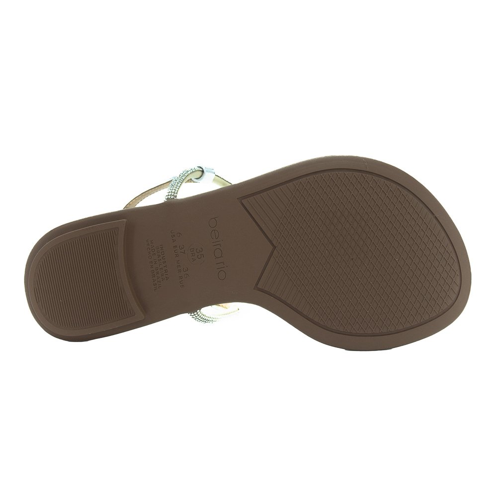Sandália Feminina Beira Rio 8384.769 - Prata Prata 4