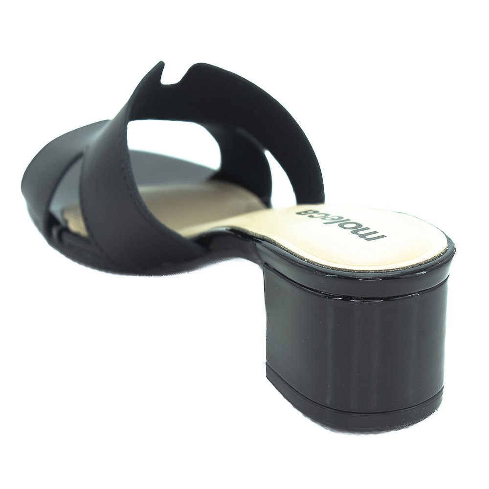 Tamanco Feminino Moleca 5259.875 - Preto Preto 3