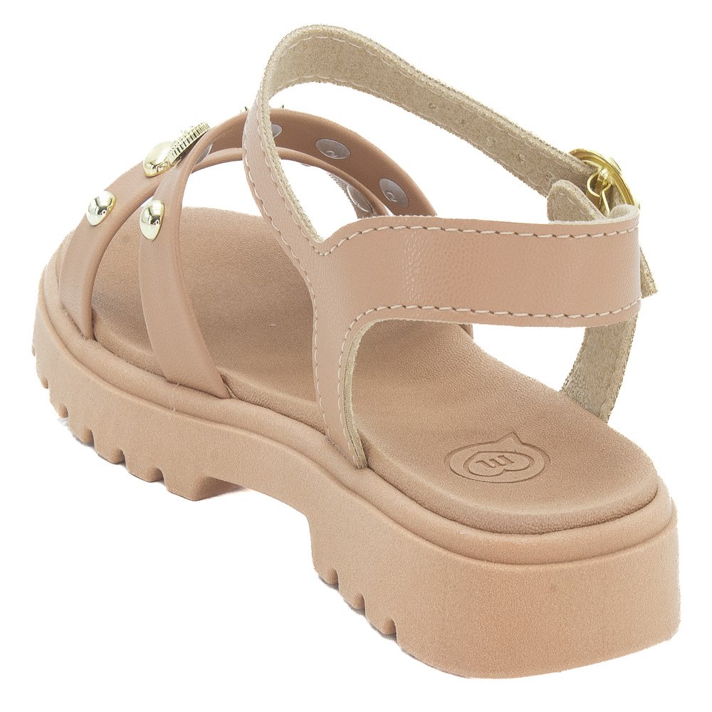 Sandália Infantil Menina Molekinha 2344.142 - Nude Bege 3